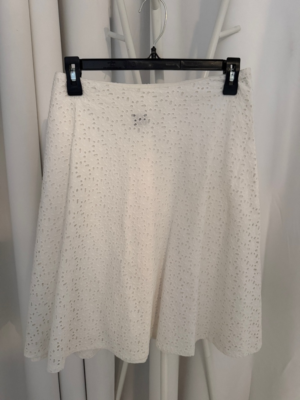 GAP White Eyelet A-Line Skirt